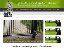 Tablet Screenshot of poort-automatisering.nl